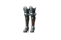 Boots Silver Heart Elf